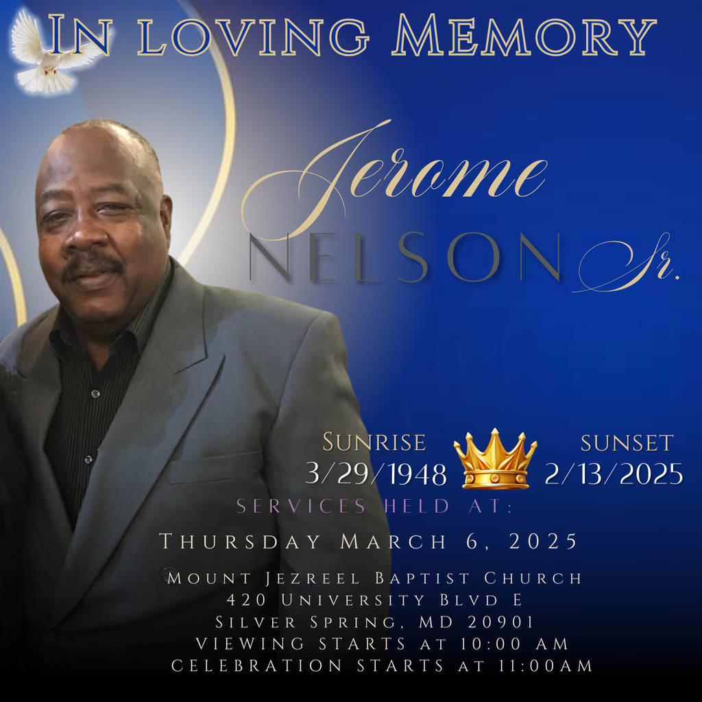 Funeral Announcement Flyer