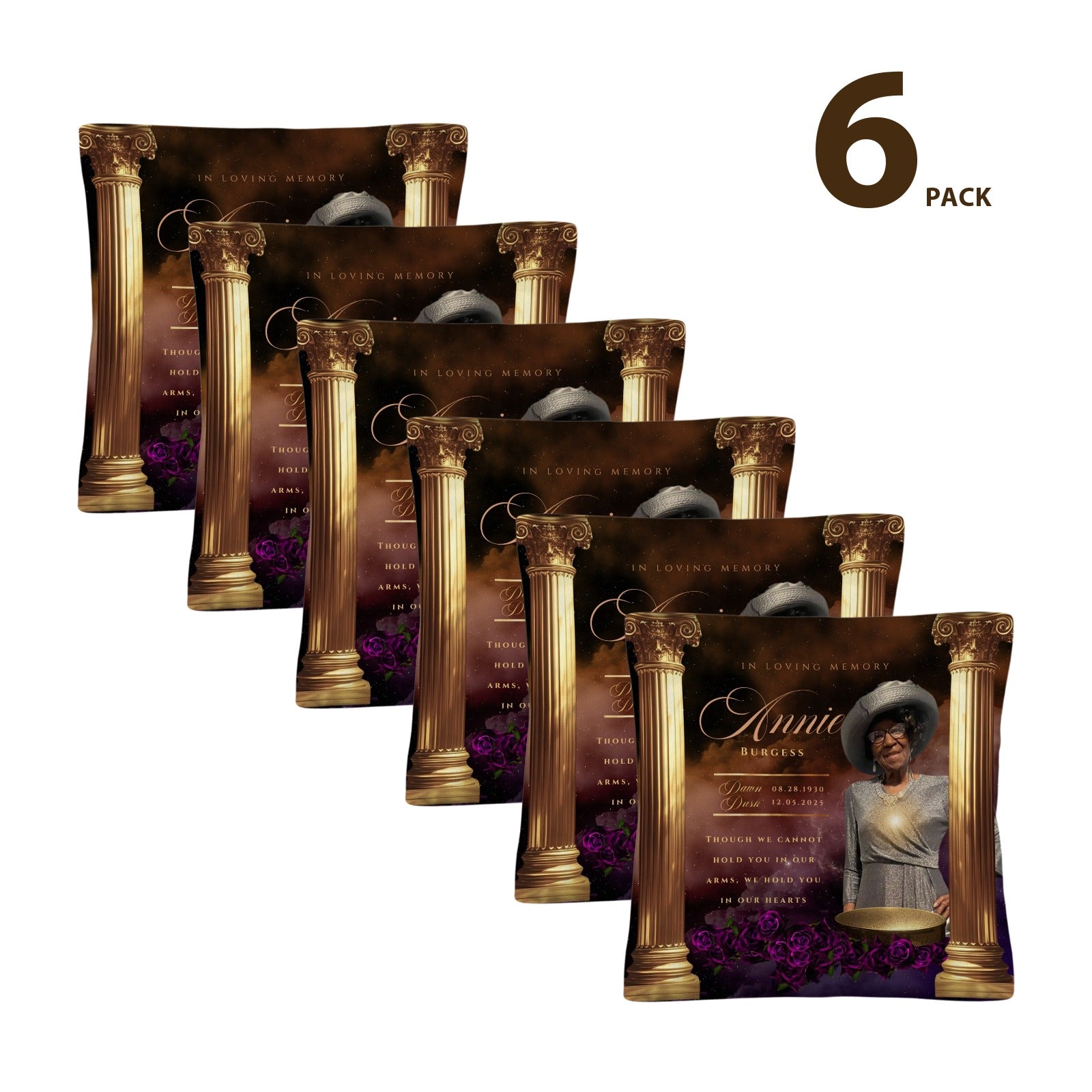 Memorial Pillow 6 pack