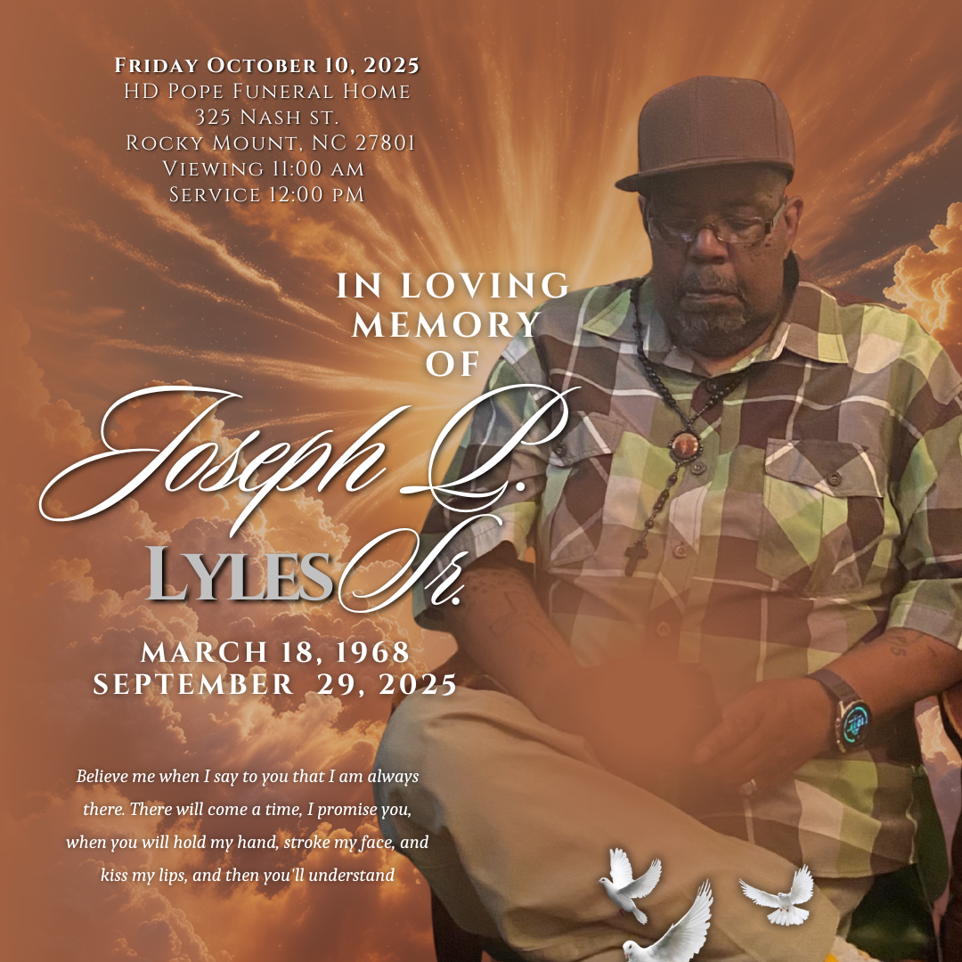 Funeral Announcement Flyer