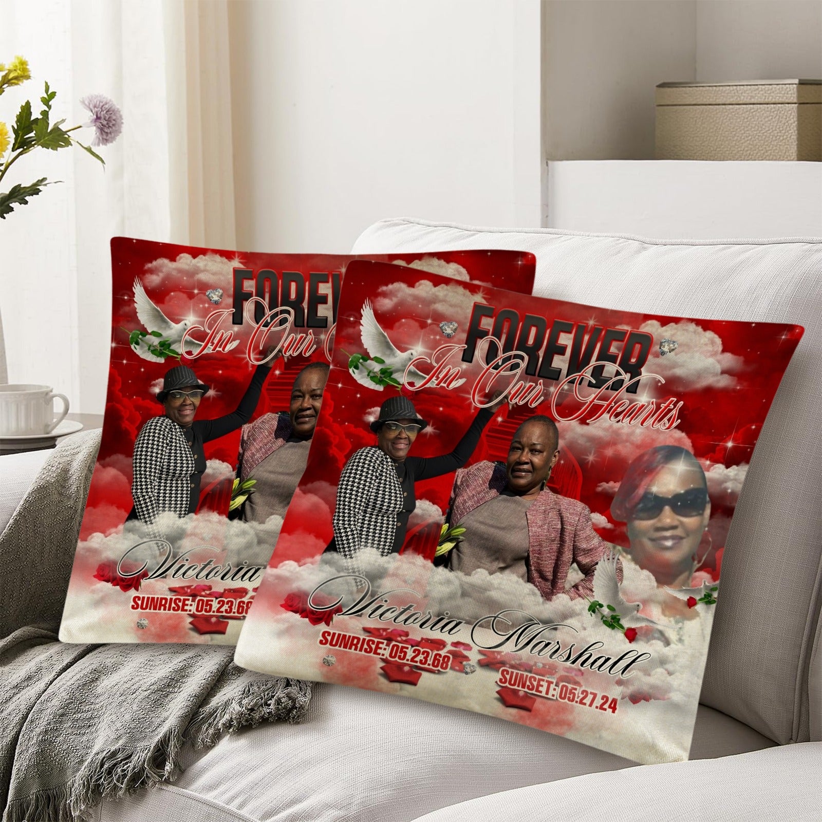 Memorial Pillow 2 Pack