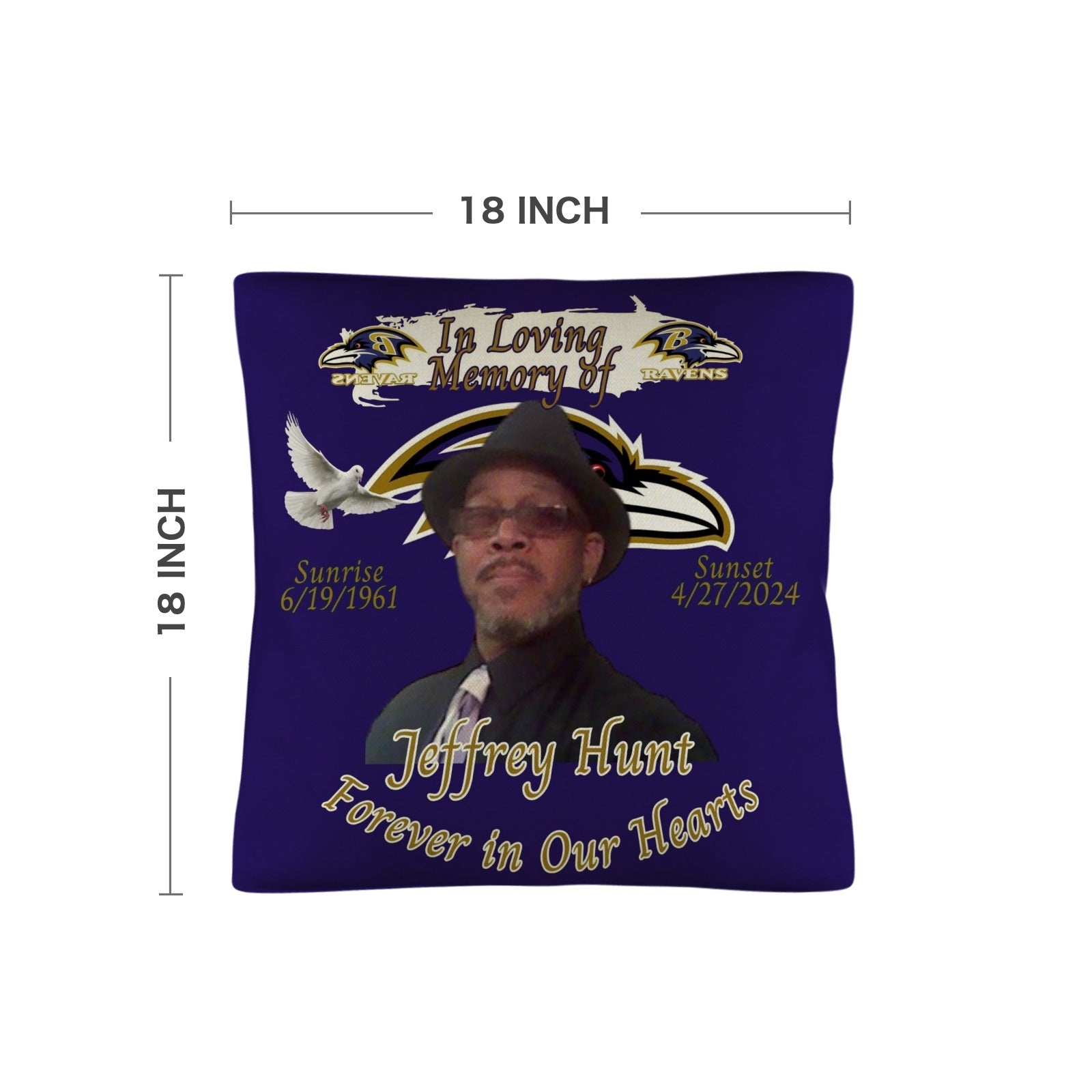 Memorial Pillow 4 pack
